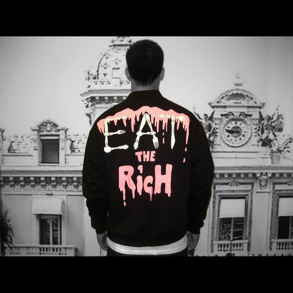 Jeremy Scott Eat The Rich Collection Graphic Dress - Picture 9 of 11